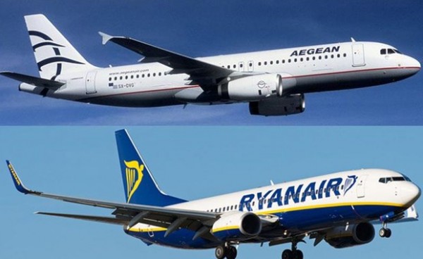 Aegean & Ryanair: Προσλήψεις 200 ατόμων ως πλήρωμα καμπίνας