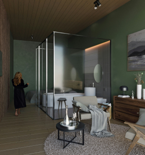 Γιατί τα ξενοδοχεία βάζουν τις τουαλέτες μέσα σε γυάλινα κουτιά