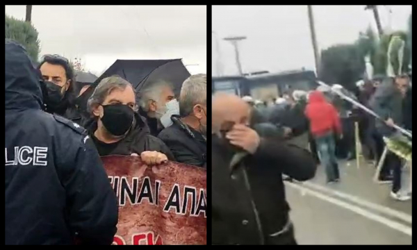 Κοζάνη: Επεισόδια με ξύλο και χημικά λίγο πριν την επίσκεψη Μητσοτάκη (βίντεο)