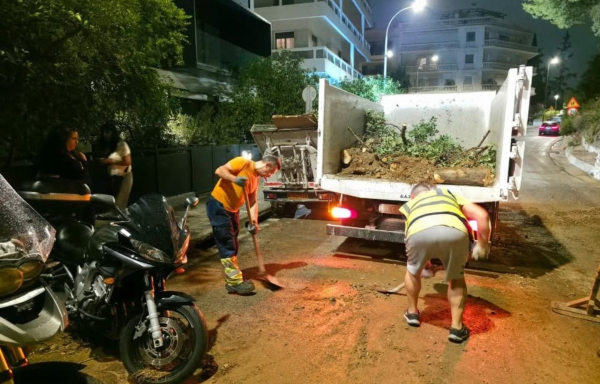 Δήμος Αθηναίων: Άμεση κινητοποίηση μετά την έντονη κακοκαιρία - Το «ευχαριστώ» Δούκα