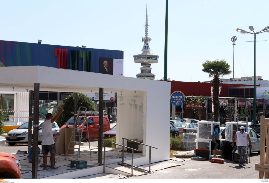 Ερωτήματα για το κόστος των περιπτέρων των υπουργείων στη ΔΕΘ