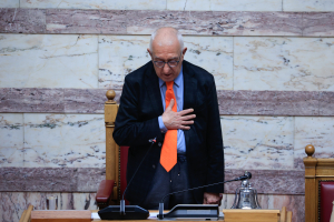 Nikitas Kaklamanis Elected Speaker of the Hellenic Parliament with 247 Votes