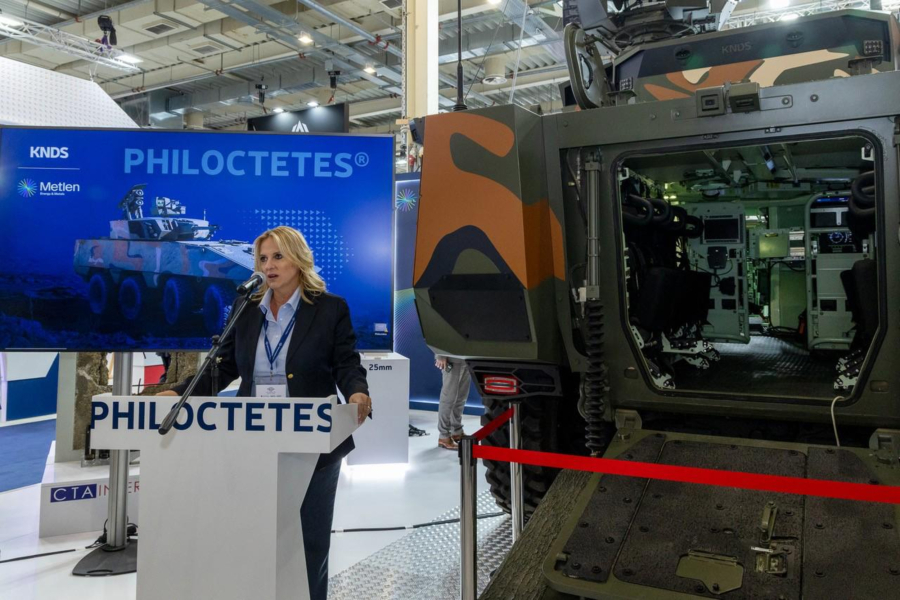 Παρουσιάστηκε το VBCI PHILOCTETES από τη METLEN και την KNDS France στη DEFEA 2025
