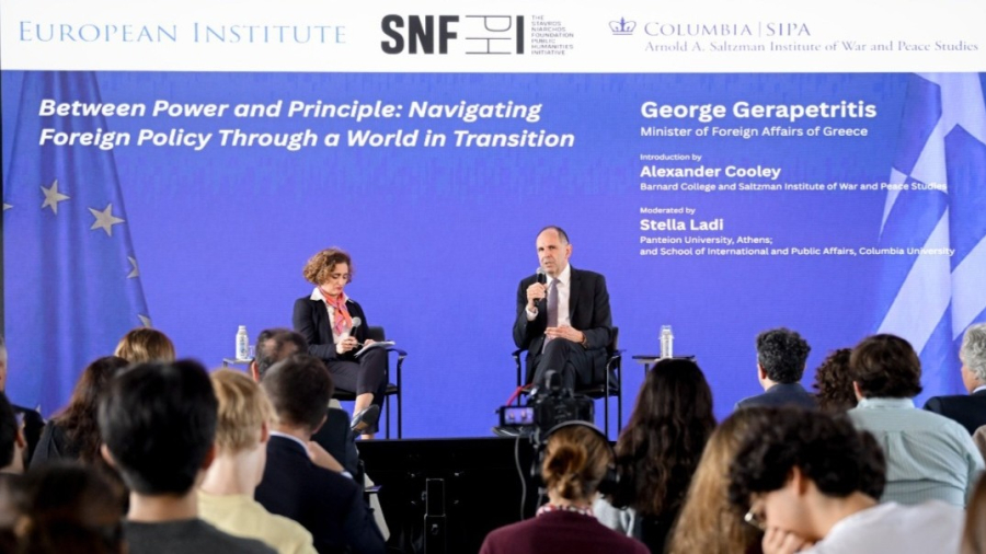 Γεραπετρίτης από Columbia: «Η διεθνής κοινότητα χωρίς κανόνες είναι μια ζούγκλα»