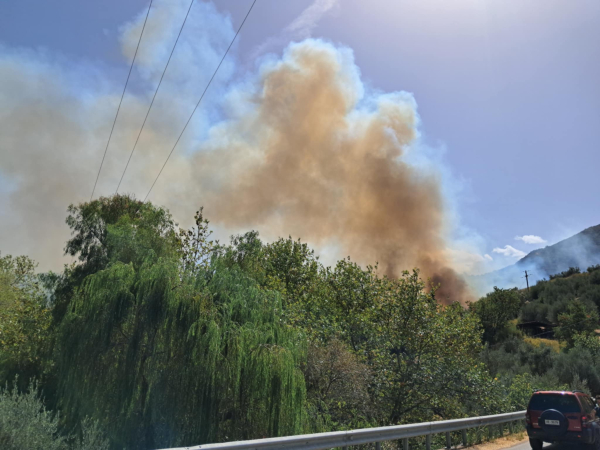 Εκτός ελέγχου η φωτιά στην Αχαΐα – Εκκενώσεις οικισμών