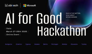 AI FOR GOOD Hackathon: UBITECH και Microsoft ενώνουν δυνάμεις για την ανάπτυξη λύσεων Τεχνητής Νοημοσύνης με κοινωνικό αντίκτυπο