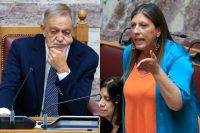 Βουλή: «Μαλλιά κουβάρια» Κουκουλόπουλος – Κωνσταντοπούλου πριν την ψηφοφορία Ακρίτα
