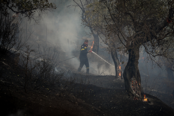 Φωτιές σε Γύθειο, Μυτιλήνη, Ρέθυμνο: Νεκρός και τρίτος πυροσβέστης