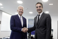 Μητσοτάκης στις ΗΠΑ: Ουκρανία, ενέργεια και ελληνοτουρκικά στο τετ α τετ με Μπάιντεν - Δεξίωση στον Λευκό Οίκο