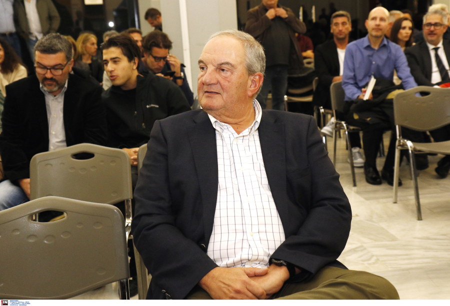 Συνάντηση Καραμανλή - Αγγελούδη στο δημαρχείο Θεσσαλονίκης