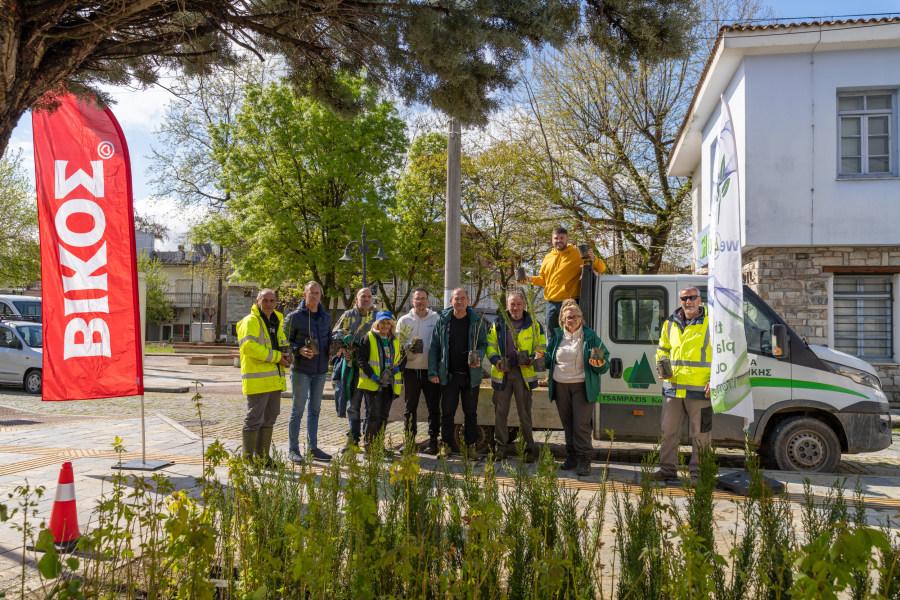 Παγκόσμια Ημέρα Γης: Το φυσικό μεταλλικό νερό Βίκος φύτεψε 1.000 νέα δέντρα στο Δήμο Σιντικής