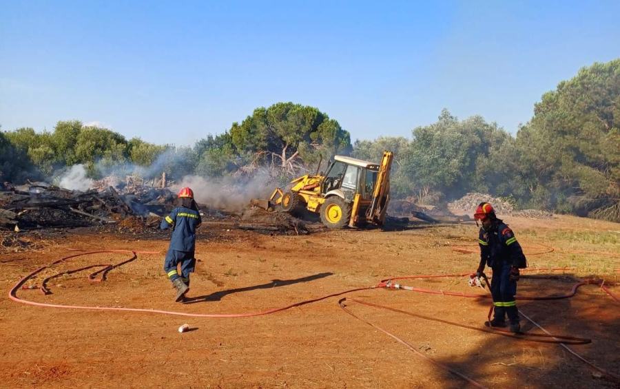 Κέρκυρα: Φωτιά στο Βίδο