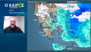 Σάκης Αρναούτογλου: Πορεία για Χριστουγεννιάτικο καιρό αρχές Δεκεμβρίου - Τα πρώτα στοιχεία