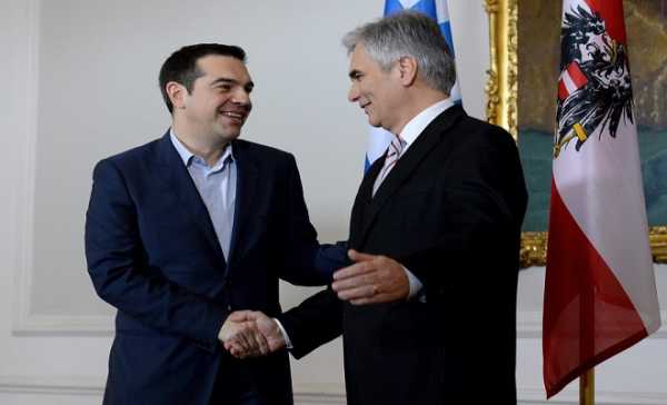 Συνάντηση του πρωθυπουργού με τον αυστριακό καγκελάριο ΑΠΕ/ΜΠΕ