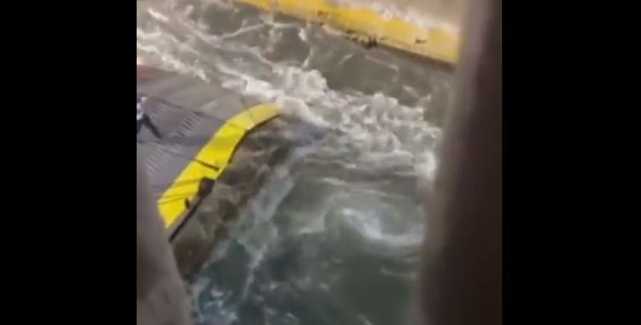 Βίντεο Σοκ: Η στιγμή που πλήρωμα του Blue Horizon σπρώχνει τον 36χρονο στη θάλασσα
