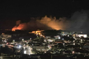 Οριοθετήθηκε η φωτιά στα Τσαμάκια Μυτιλήνης