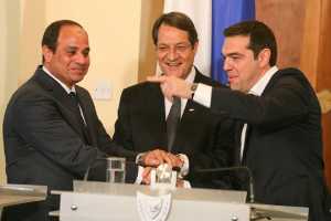 Τριμερής Συνάντηση Κορυφής Ελλάδας-Αιγύπτου-Κύπρου στην Αθήνα