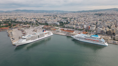 Θεσσαλονίκη: Δύο κρουαζιερόπλοια έδεσαν στο λιμάνι - Αποβιβάστηκαν 2.800 τουρίστες