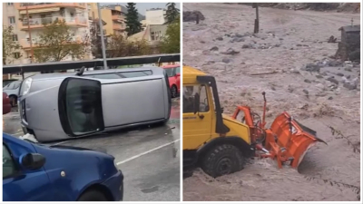 Κακοκαιρία: Οι άνεμοι αναποδογύρισαν αυτοκίνητα στην Ξάνθη - Ανεμοστρόβιλος έπληξε τη Χαλκιδική -Κλαδί έσπασε παρμπρίζ σε λεωφορείο εν κινήσει - Πού εντοπίζονται προβλήματα