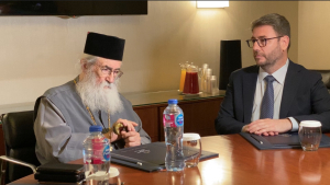 Ανδρουλάκης προς Αρχιεπίσκοπο Σινά: Σεβασμός στο ιδιοκτησιακό καθεστώς της Μονής της Αγίας Αικατερίνης