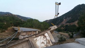 Κομοτηνή: Κατέρρευσε η γέφυρα Κομψάτου του Πολυάνθου