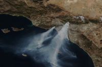 Οι φωτιές του Λος Άντζελες ορατές από το διάστημα - Οι φωτογραφίες της NASA