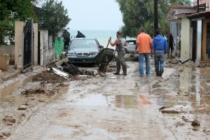 Σοβαρά προβλήματα προκάλεσε η ισχυρή βροχόπτωση στην Δ. Κρήτη