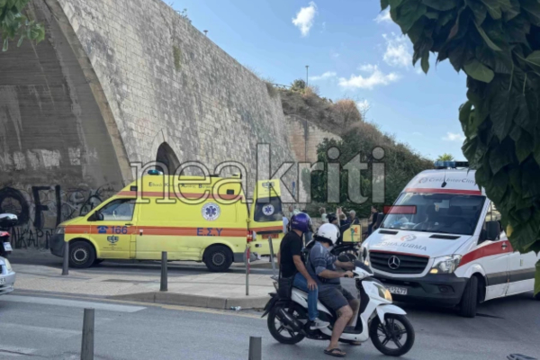 Ηράκλειο: Άνδρας έπεσε από τα Ενετικά Τείχη