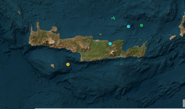 Σεισμός τώρα στην Κρήτη