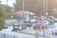 Τραγωδία στα Τρίκαλα: Νεκρός 64χρονος οδηγός μηχανής (εικόνες)