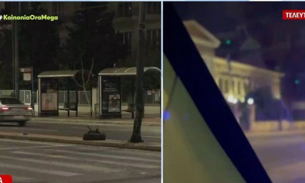 IΧ καρφώθηκε σε κολώνα στη Βασιλίσσης Σοφίας - Άγιο είχε ο οδηγός