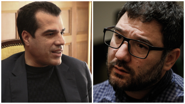 Άγρια κόντρα Πλεύρη - Ηλιόπουλου στο Twitter για Μπελέρη