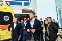 Μητσοτάκης από Ασκληπιείο Βούλας: Βήμα-βήμα αλλάζει η υγεία