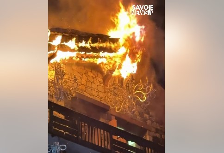 Γαλλία: Πυρκαγιά σε πολυτελές ξενοδοχείο στις γαλλικές Άλπεις (Βίντεο)