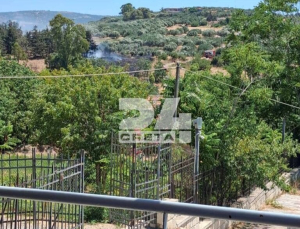 Φωτιά στην Κνωσό - Εκκενώθηκε προληπτικά ο αρχαιολογικός χώρος
