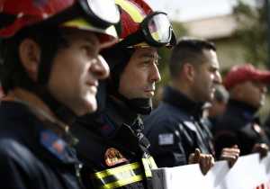 Ολοκληρώθηκε η κινητοποίηση των πυροσβεστών στο κέντρο της Αθήνας