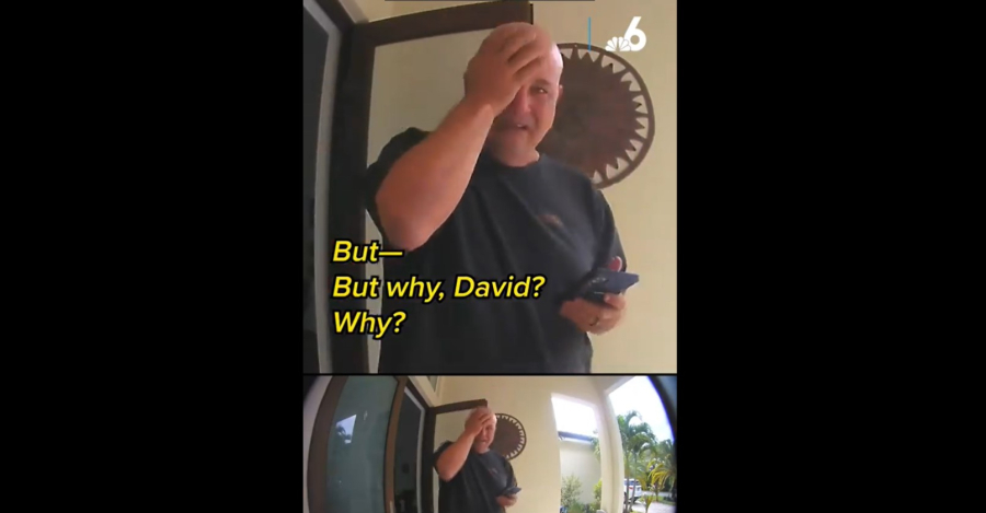Σοκαριστικό βίντεο: Πατέρας ανακοινώνει μέσω θυροτηλεφώνου στη σύζυγό του ότι σκότωσε τον γιο τους