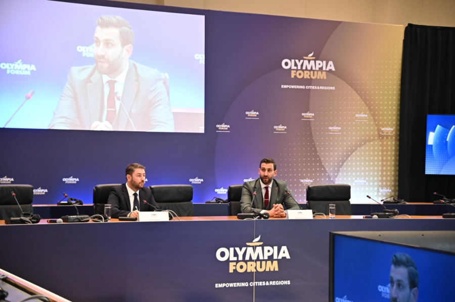 Ανδρουλάκης σε Olympia Forum: «Ο ελληνικός λαός αξίζει περισσότερα απ' όσα έχουν προσφέρει Τσίπρας και Μητσοτάκης»