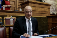Συνάντηση Δένδια με τη μόνιμη αντιπρόσωπο των ΗΠΑ στον ΟΗΕ