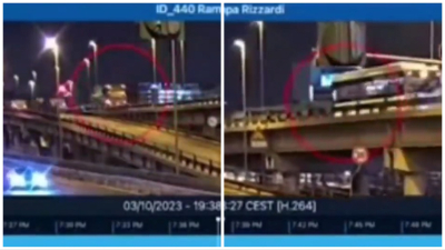 Η στιγμή που το λεωφορείο πέφτει από τη γέφυρα Μέστρε στη Βενετία -Βίντεο ντοκουμέντο