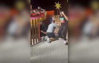 Ατύχημα στη Ρόδο: «Λουκέτο» σε λούνα παρκ - Εκσφενδονίστηκαν 4 άτομα (βίντεο)