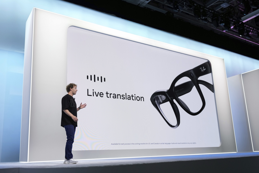 Ζωντανή μετάφραση με τα «έξυπνα» γυαλιά της Meta (Βίντεο)