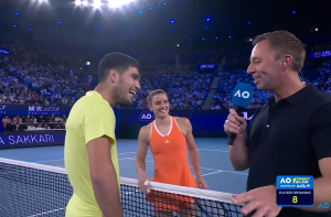 Η Σάκκαρη νίκησε τον κορυφαίο στον κόσμο Αλκαράθ, στο 1 Point Slam (Βίντεο)