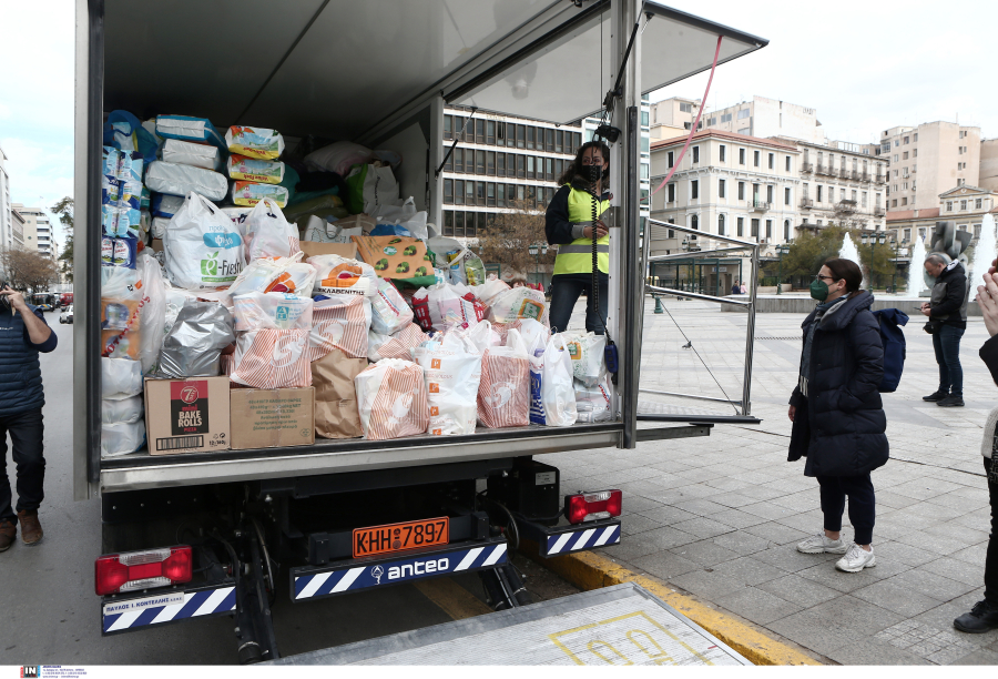 Η Νέα Δημοκρατία μαζεύει τρόφιμα και είδη πρώτης ανάγκης για τους πληγέντες από την κακοκαιρία Daniel