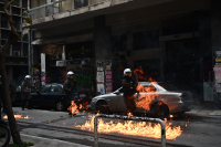 Επεισόδια στα Εξάρχεια μετά το Πανεκπαιδευτικό συλλαλητήριο