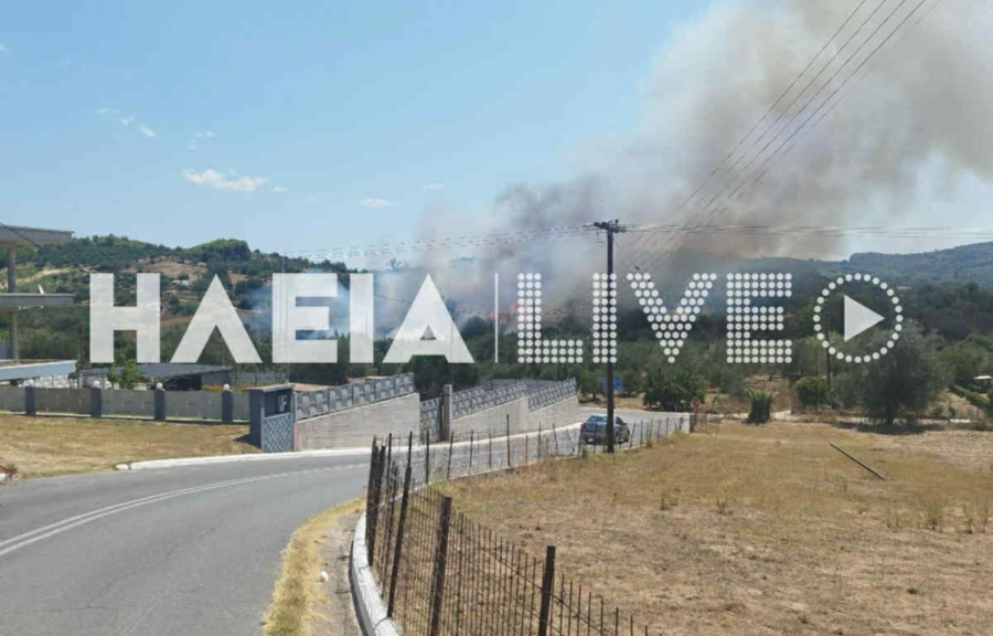 Φωτιά τώρα στην Ηλεία - Ήχησε το 112