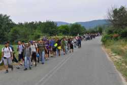 Ομαλή η ροή των προσφύγων στην Ειδομένη