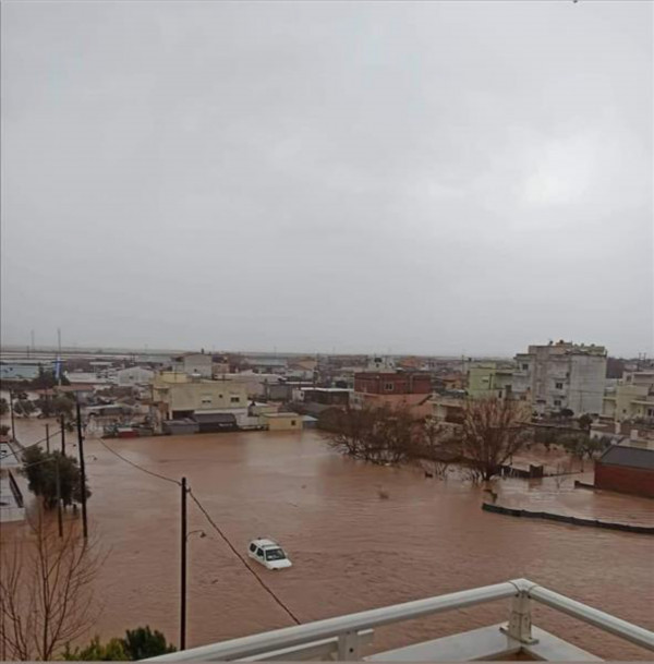 Σε κατάσταση συναγερμού το Πέταλο στον Έβρο, ανεβαίνει η στάθμη του Εργίνη, φέρνει νερά από Τουρκία
