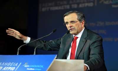 Ρητή δέσμευση για μειώσεις σε ΕΝΦΙΑ και φόρο εισοδήματος απο τον Αντ. Σαμαρά