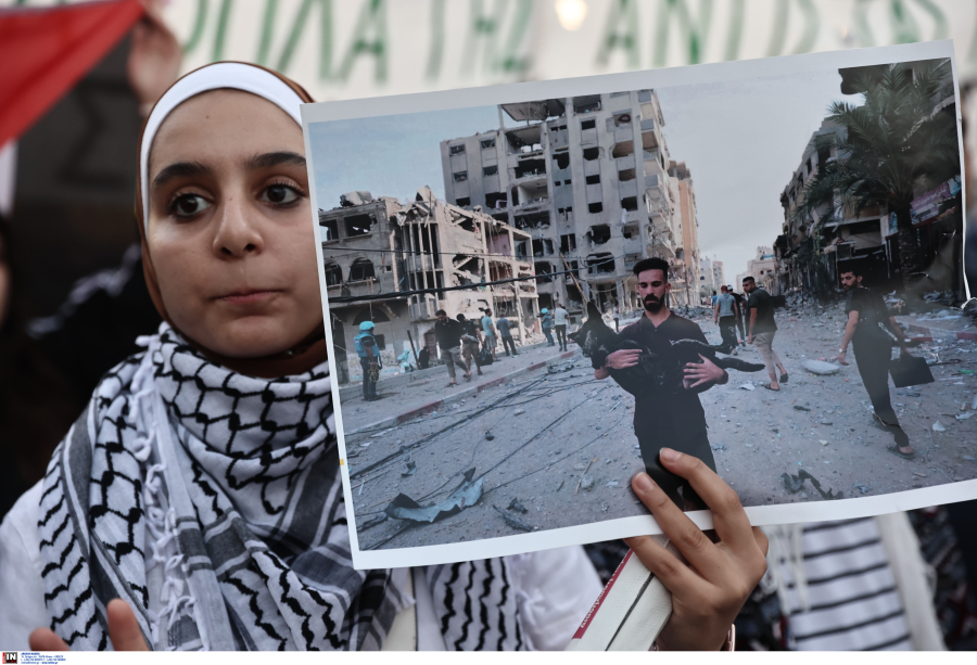 Πορεία αλληλεγγύης στην Παλαιστίνη: Κλειστοί δρόμοι στο κέντρο της Αθήνας